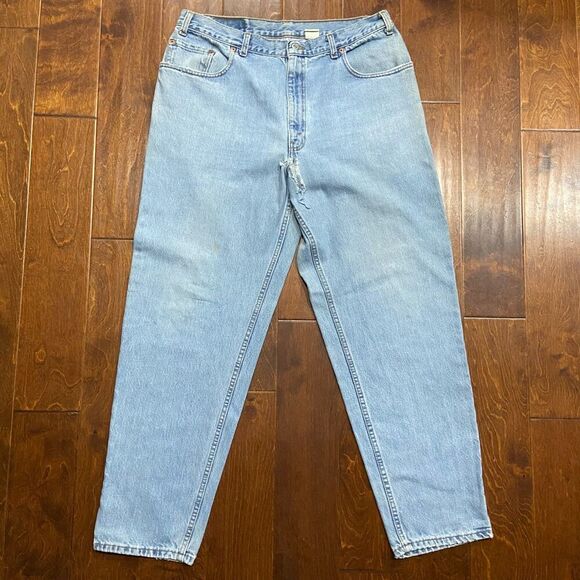 Levi's 560 Comfort Relaxed Fit Vintage 2000 Denim Blue Jeans Mens Size W38 x L32 - Picture 4 of 12